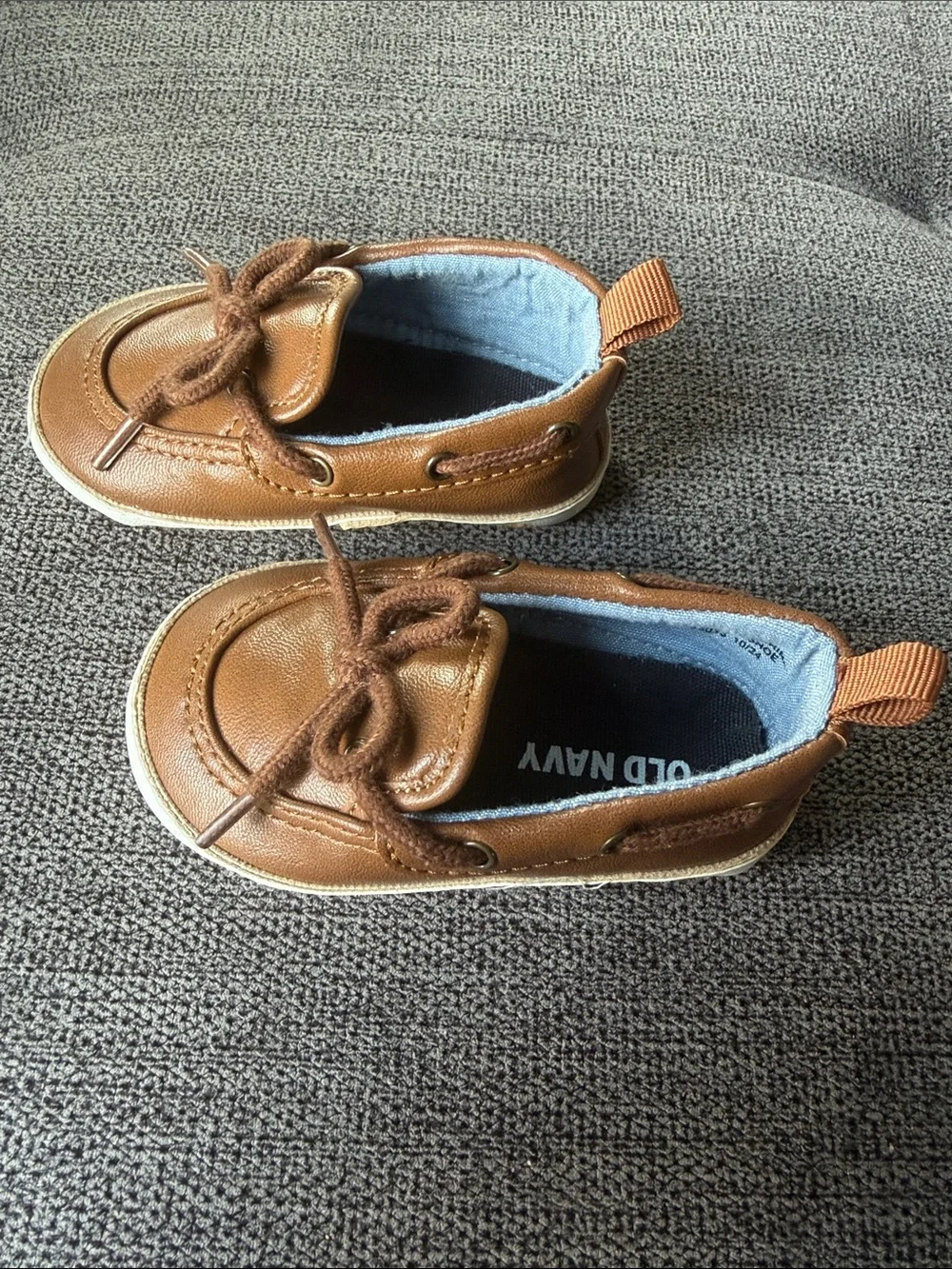 Old Navy Brown Baby Boat-Style Walker Shoes